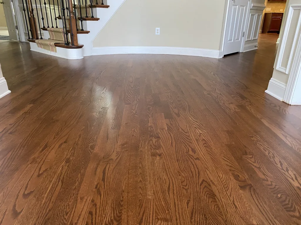 Cary hardwood hallway